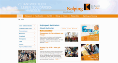 Desktop Screenshot of kolpingwerk-mainfranken.de